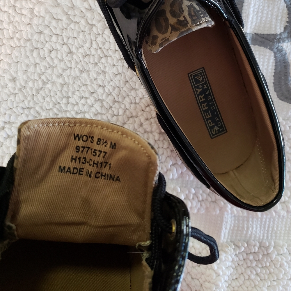 SPERRY LEOPARD PRINT SHOE - Picture 8 of 9